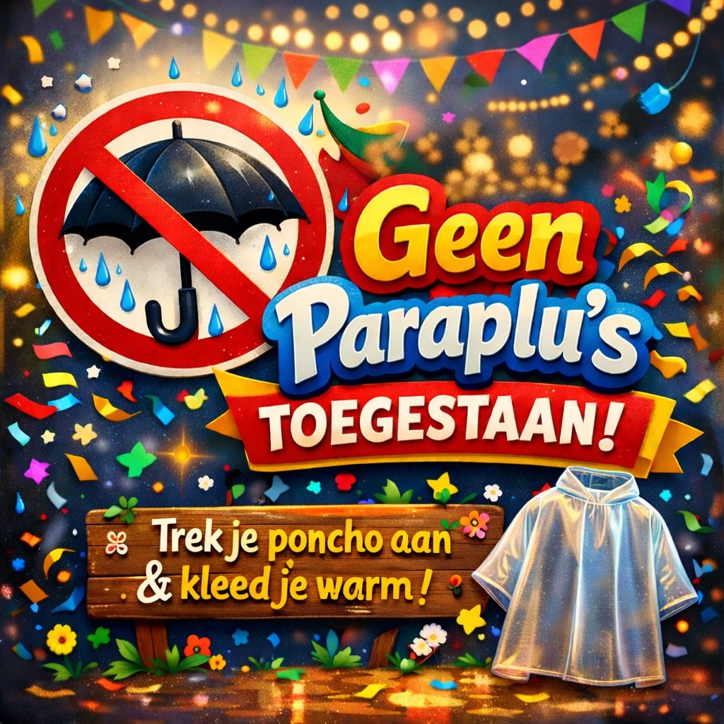 Update! Kleed je warm en laat paraplu’s thuis